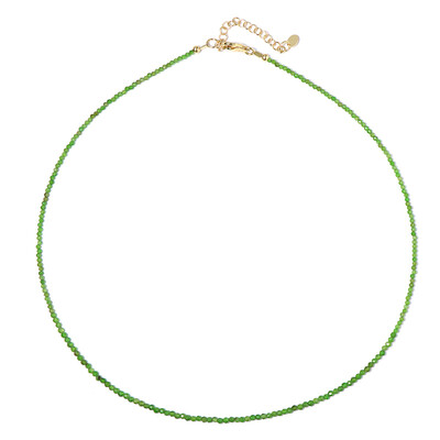 Russian Diopside Silver Necklace