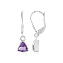 Uruguayan Amethyst Silver Earrings