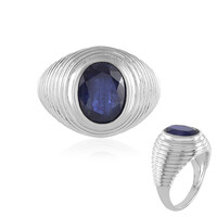 Madagascar Blue Sapphire Silver Ring