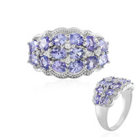 Tanzanite Silver Ring