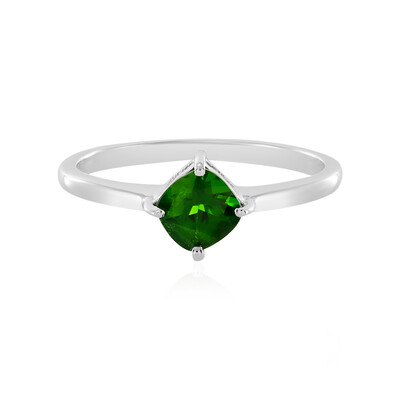 Russian Diopside Silver Ring