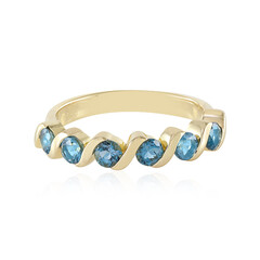 London Blue Topaz Silver Ring