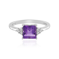 Moroccan Amethyst Silver Ring