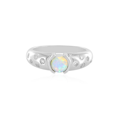 Welo Opal Silver Ring