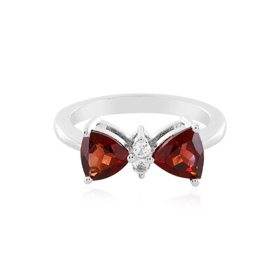 Mozambique Garnet Silver Ring