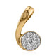 9K SI1 (G) Diamond Gold Pendant (Annette)