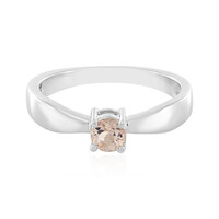 Morganite Silver Ring