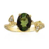 14K Congo Neon Tourmaline Gold Ring (Smithsonian)