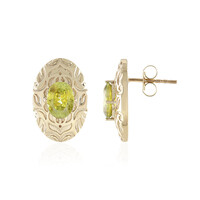 9K Sphene Gold Earrings