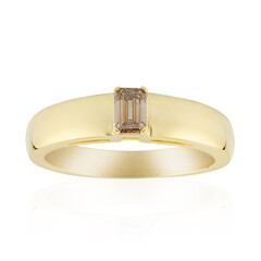 9K I3 Argyle Cognac Diamond Gold Ring (Mark Tremonti)