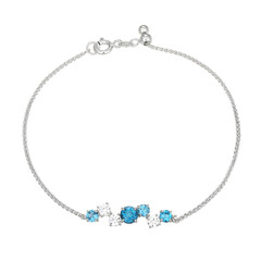 London Blue Topaz Silver Bracelet