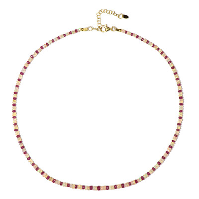 Madagascar Ruby Silver Necklace