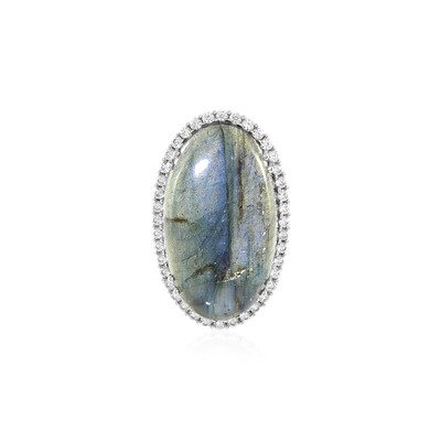 Labradorite Silver Pendant (MONOSONO COLLECTION)