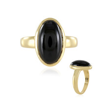 Black Onyx Silver Ring