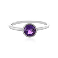 Siberian Amethyst Silver Ring