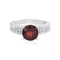 Mozambique Garnet Silver Ring