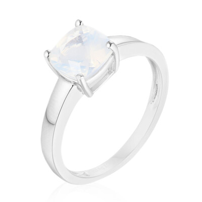 Blue Moon Quartz Silver Ring