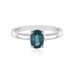 Teal Kyanite Silver Ring