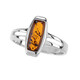 Baltic Amber Silver Ring (dagen)