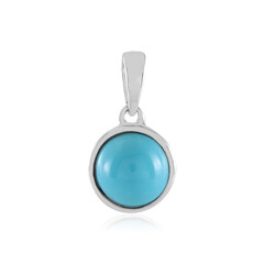 Sleeping Beauty Turquoise Silver Pendant