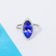 18K AAA Tanzanite Gold Ring (CIRARI)