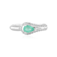 Colombian Emerald Silver Ring