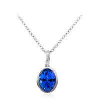 10K AAA Tanzanite Gold Necklace