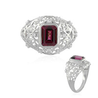 Rhodolite Silver Ring (de Melo)