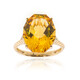 14K Citrine Gold Ring (Smithsonian)