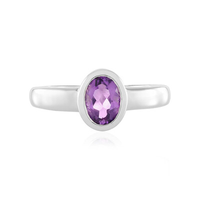 Uruguayan Amethyst Silver Ring