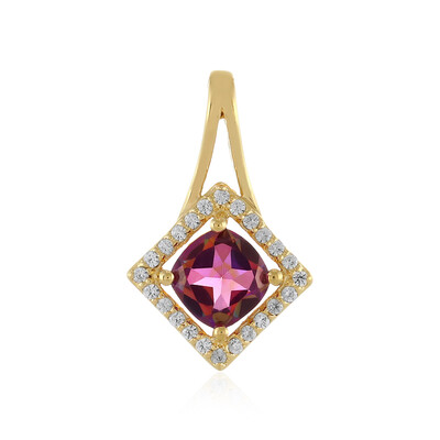 Purple Mystic Topaz Silver Pendant