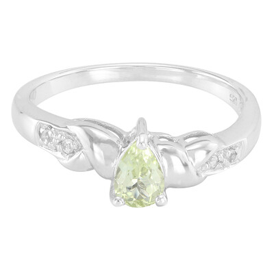 Cuprian Tourmaline Silver Ring