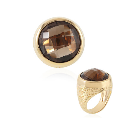 Smoky Quartz Silver Ring