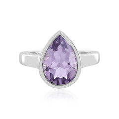 Rose de France Amethyst Silver Ring