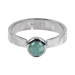 Tourmaline Silver Ring