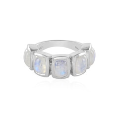 Rainbow Moonstone Silver Ring (KM by Juwelo)