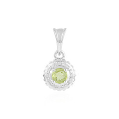 Peridot Silver Pendant