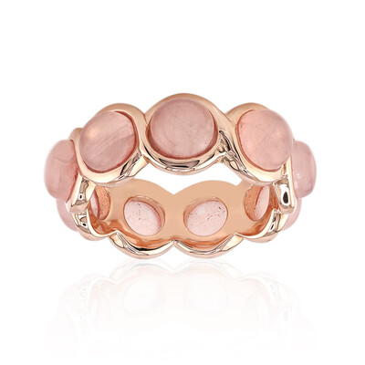 Rose Quartz Silver Ring