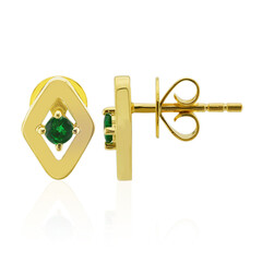 9K AAA Kenya Tsavorite Gold Earrings