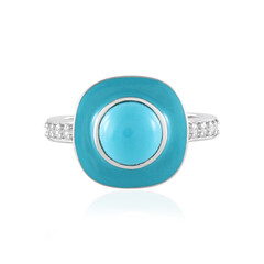 Sleeping Beauty Turquoise Silver Ring