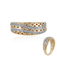 9K I1 (I) Diamond Gold Ring (Ornaments by de Melo)