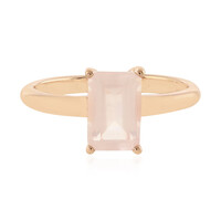 Rose Quartz Silver Ring