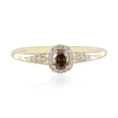 9K SI2 Brown Diamond Gold Ring (de Melo)