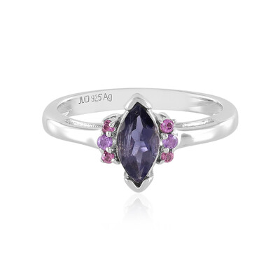 Iolite Silver Ring