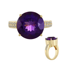 Siberian Amethyst Silver Ring