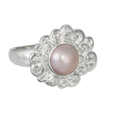 Freshwater pearl Silver Ring