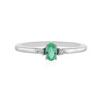 Ethiopian Emerald Silver Ring