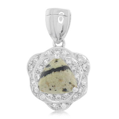 Dalmatian Jasper Silver Pendant