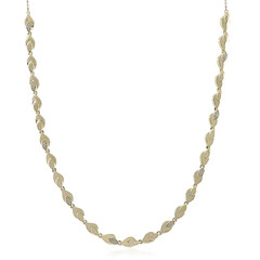 9K SI2 (H) Diamond Gold Necklace (de Melo)