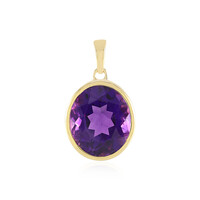 Moroccan Amethyst Silver Pendant